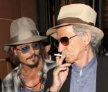 Johnny Depp et Keith Richards sont allés au restaurant le 15 septembre 2010 à Londres