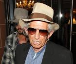 Keith Richards a dîné avec Johnny Depp au restaurant à Londres le 15 septembre 2010