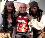   Johnny Depp et Keith Richards dans Pirates des Caraïbes 3 : Jusqu'au Bout du Monde