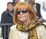 Stéphane Audran à l'occasion de la cérémonie en hommage à Claude Chabrol, sur le parvis de la Cinémathèque Française, à Paris, le 17 septembre 2010.