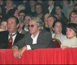 Alain Delon et Alain-Fabien en janvier 2007 