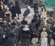 Johnny Depp sur le tournage de Pirates des Caraïbes 4 , à Londres. 27 septembre 2010