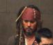 Johnny Depp sur le tournage de Pirates des Caraïbes 4 , à Londres. 27 septembre 2010