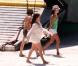 Penélope Cruz, enceinte, sur le tournage de Pirates des Caraïbes 4 , à Hawaï. Septembre 2010