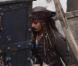 Johnny Depp sur le tournage de Pirates des Caraïbes 4 , à Londres. 27 septembre 2010
