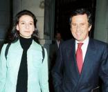 Marie Drucker et son père Jean en 1994 