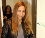 Leslie lors de l'inauguration de la boutique Carmen Steffens, 13 bis rue de Grenelle dans le 7e arrondissement de Paris le 30 septembre 2010 