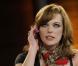 Milla Jovovich sur le plateau de l'émission Wetten, Dass...? à Munich, le 2 octobre 2010
