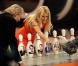 Michelle Hunziker sur le plateau de l'émission Wetten, Dass...? à Munich, le 2 octobre 2010
