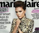 Victoria Beckham en couverture du Marie-Claire US du mois de novembre 2010