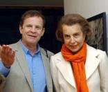Liliane Bettencourt en compagnie de son ancien ami François-Marie Banier 