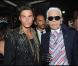 Baptiste Giabiconi et Karl Lagerfeld 