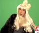 Nikos Aliagas en Lady Gaga dans le making-of de la pub pour le concours NRJ Gaga de Gaga
