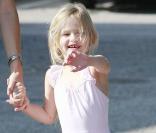 Jennifer Garner et sa fille Violet à la sortie du cours de danse (12  octobre 2010, Brentwood)