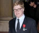 Robert Redford fait Chevalier de la Légion d'Honneur, au Palais de l'Elysée, à Paris, le 14 octobre 2010.