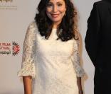 La réalisatrice saoudienne Haifa Mansour à l'ouverture du Festival d'Abou Dhabi, le 14 octobre 2010