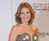 L\'actrice Egyptienne Yousra à l\'ouverture du Festival d\'Abou Dhabi, le 14 octobre 2010