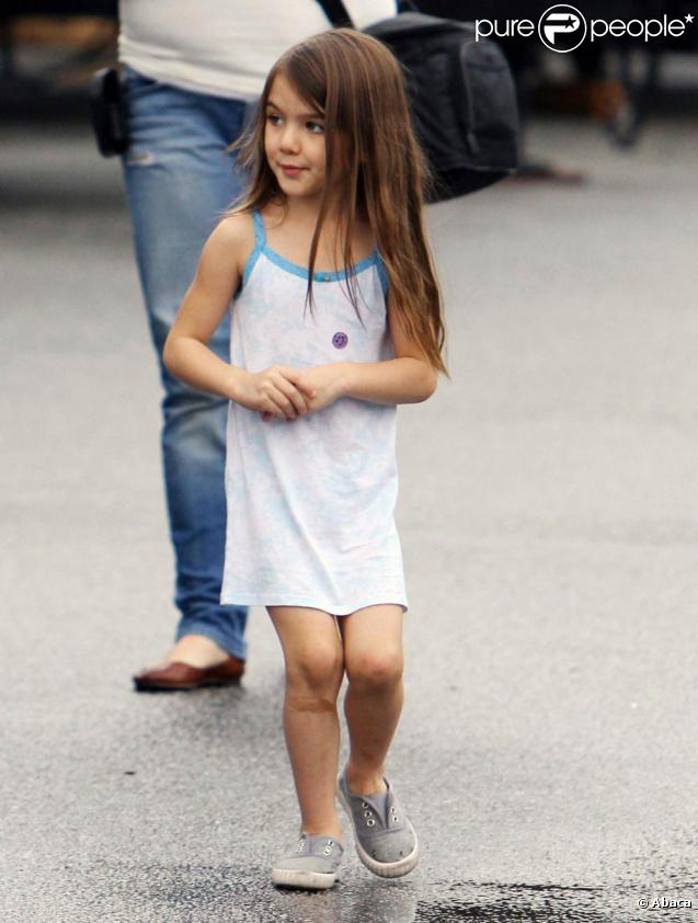 Suri Cruise sur le tournage de Jack &amp; Jill, à Los Angeles. 20/10/2010