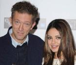 Vincent Cassel et Mila Kunis, à l\'occasion de la présentation de <em>Black Swan</em>, dans le cadre du London Film Festival, au Berkeley Hotel, à Londres, le 22 octobre 2010.