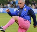 Didier Deschamps lors du match de charité du Variétés club de France contre la sélection Geodis, à Saint-Jean-de-Luz, le 13 octobre 2010