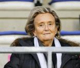 Bernadette Chirac lors du match de charité du Variétés club de France contre la sélection Geodis, à Saint-Jean-de-Luz, le 13 octobre 2010