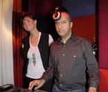Pascal Légitimus et Mathilda May aux platines du Murano à Paris, le 4 novembre 2010