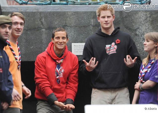 Le 5 novembre 2010, le prince Harry participait activement à l'inauguration du Challenge des Soldats 2011, à Londres.