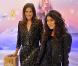 Maeva Méline et Sara lors de la présentation du film Raiponce à Disneyland Paris le 6 novembre 2010