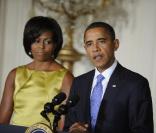 Barack Obama et sa femme Michelle 