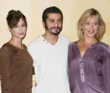 Mélanie Bernier, Aymen Saidi et Marie Guillard à l\'occasion de la présentation de <em>L\'assaut</em> dans le cadre du 19e Festival du Film de Sarlat, le 12 novembre 2010.