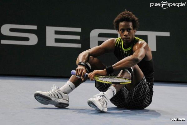 Gaël Monfils s'est incliné face à Robin Soderling en finale du Masters de Paris-Bercy, sur le score de 6-1/7-6, le 14 novembre 2010.