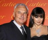Monica Bellucci et Bernard Fornas président de Cartier