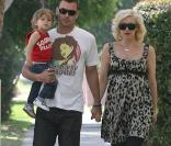 Gwen Stefani, son fils Kingston et son mari Gavin