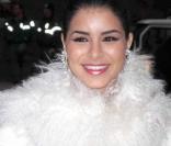 Miss USA à la parade de Thanksgiving organisée par le magasin Macy's à New York le 25/11/10.