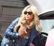 Paris Hilton tourne sa nouvelle télé-réalité à Los Angeles, mardi 23 novembre.