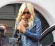 Paris Hilton tourne sa nouvelle télé-réalité à Los Angeles, mardi 23 novembre.