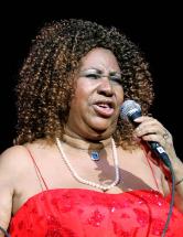 Aretha Franklin en concert en Floride en mars 2010 