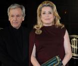 Costa Gavras et Catherine Deneuve lors de la soiée hommage au cinéma français lors de la dixième édition du Festival International du Film de Marrakech