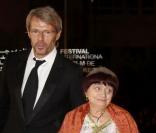 Lambert Wilson et Agnès Varda lors de la soirée en hommage au cinéma français lors du dixième Festival International du Film de Marrakech le 4 décembre 2010