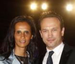 Vincent Perez et Karine Silla lors de la soirée en hommage au cinéma français lors du dixième Festival International du Film de Marrakech le 4 décembre 2010