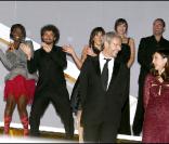 Lambert Wilson et Elsa Zylberstein lors de la soirée en hommage au cinéma français lors du dixième Festival International du Film de Marrakech le 4 décembre 2010