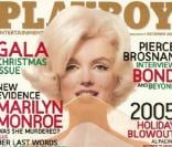 Marilyn Monroe en couverture de  Playboy  en décembre 2005.
