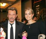 Laeticia et Johnny Hallyday à la vente aux enchères des Frimousses de l'UNICEF 2008