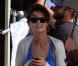 Katie Holmes sur le tournage de Jack and Jill le 22 novembre 2010 avec Adam Sandler