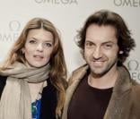 Pascal Elbé, Gwendoline Hamon et Frédéric Diefenthal lors de la soirée du lancement de la collection Ladymatic de la maison Omega, dans la boutique des Champs-Elysées le 7 décembre 2010
