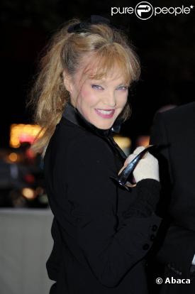Arielle Dombasle, Paris, 4 novembre 2010