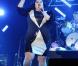 Beth Ditto se produisait sur la scène de Bercy (Paris) avec le groupe Gossip, jeudi 9 décembre.