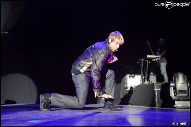 Les Backstreet Boys en concert au Havet de Stockholm, le 14/04/08