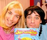 David Strajmayster - Doudi - alias Samantha Oups ! au côté de Guillaume Carcaud - Pepess 