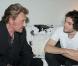 Johnny Hallyday et Laeticia pour Matthieu Chedid à L'Olympia, le 27 mai 2010